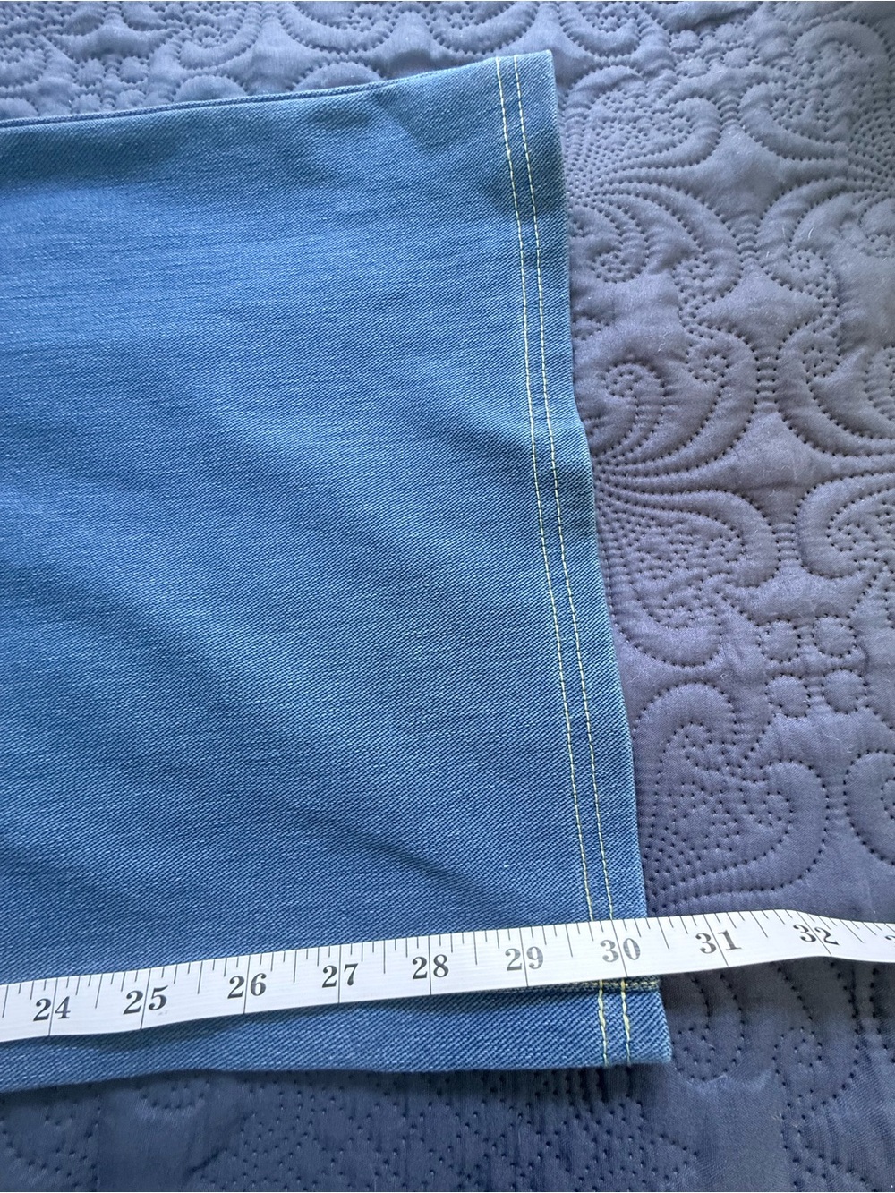HALARA Blue Wide-Leg Pull-On Jeans NWOT - Picture 6 of 6